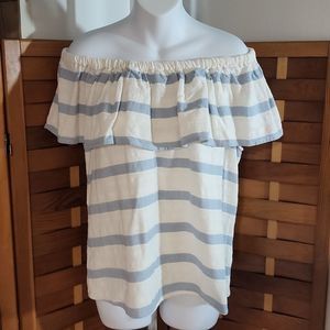 Cato brand off the shoulder blouse.